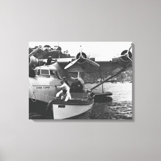 Glenn Martin w. China Clipper Canvas Afdruk (Voorkant)