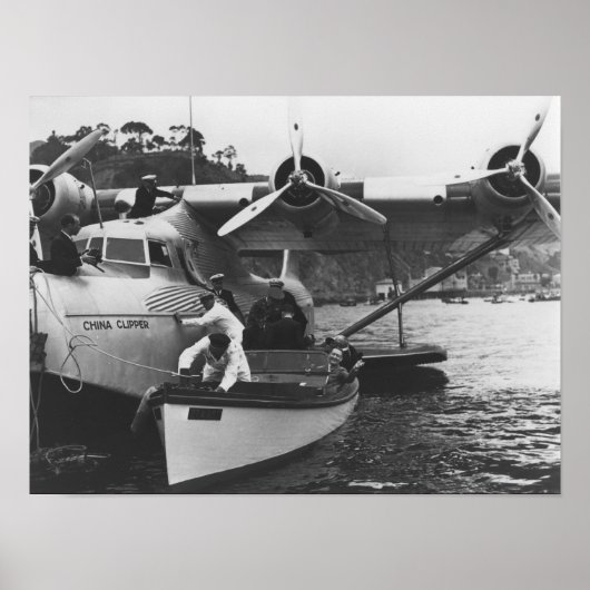 Glenn Martin w. China Clipper Poster (Voorkant)