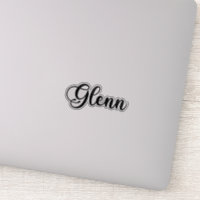 Glenn Name - handgeschreven kalligrafie