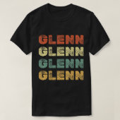 GLENN PERSONALISED RETRO GIFT VOOR GLENN T- T-SHIRT (Design voorkant)