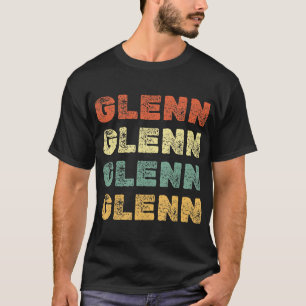 GLENN PERSONALISED RETRO  GIFT VOOR GLENN T- T-SHIRT