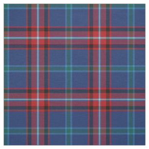 Glenn Tartan Pattern Blue Irish Pset Stof