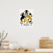 Glennon Family Crest Poster (Keuken)