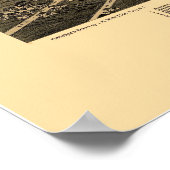 Glens Herfsten, NY Panoramic Map - 1884 Poster (Hoek)