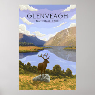 Glenveagh Nationaal Park Ierland Reisposter Poster