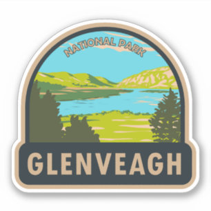 Glenveagh National Park Ireland Lough Veagh Travel Sticker