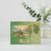Glenveigh Castle Shamrocks St Patrick's Briefkaart (Staand voorkant)