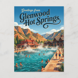 Glenwood Hot Springs Pool VS Briefkaart