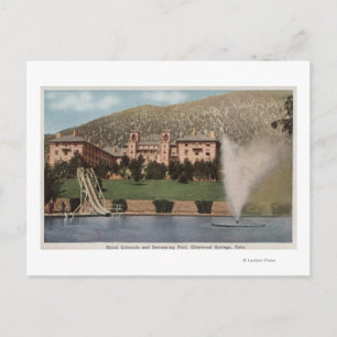 Glenwood Springs, CO - Uitzicht van Hotel CO & Poo Briefkaart