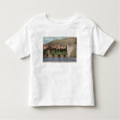 Glenwood Springs, CO - Uitzicht van Hotel CO & Poo Kinder Shirts (Voorkant)