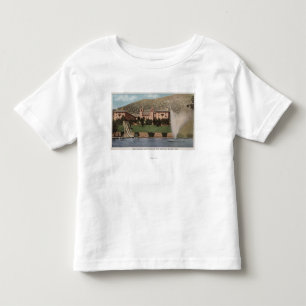 Glenwood Springs, CO - Uitzicht van Hotel CO & Poo Kinder Shirts