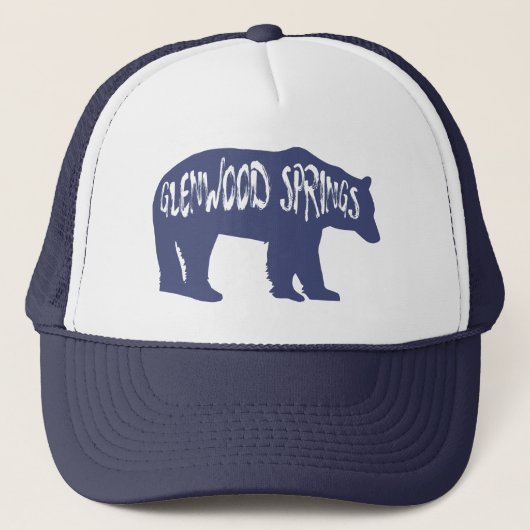 Glenwood Springs Colorado Bear Trucker Pet (Voorkant)