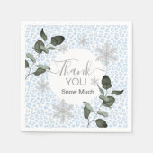 Gletscher Luipaard Winter Servet (Voorkant)