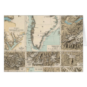 Gletscherkarte - Carte de l'Atlas glaciaire