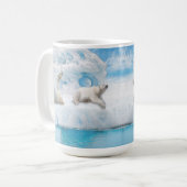 Gletsjer Beren - 15 oz. Mok (Voorkant links)
