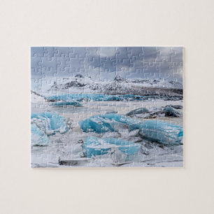 Gletsjer ijs landschap, IJsland Legpuzzel