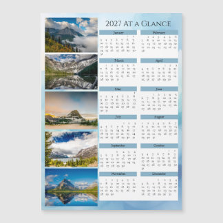 Gletsjer Nationaal Park 2027 Overzichtskalender