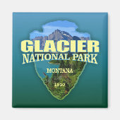 Gletsjer NP (pijlpunt) Magneet (Voorkant)