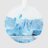 Gletsjer op Antarctica Ornament (voorkant)