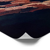 Gletsjer Waterverf Poster (Hoek)