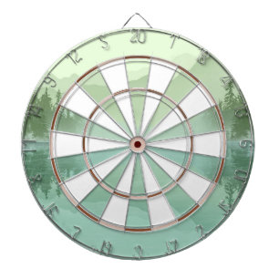 Gletsjermeer in de Rocky Mountains Dartbord