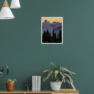 Gletsjernationaal park, Montana, Poster