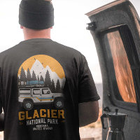Gletsjernationaal Park Roadtrip Montana vintage