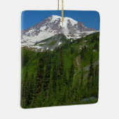 Gletsjersmelting bij Mount Rainier Keramisch Ornament (Rechts)