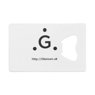 Glexicon UK Creditcard Flesopener Kredietkaart Flessenopener