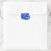 glibberig wanneer nat hart sticker (Tas)