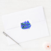 glibberig wanneer nat hart sticker (Envelop)
