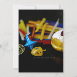 GlibberigeJoe Hanukka symbolische stilleven vakant Feestdagenkaart