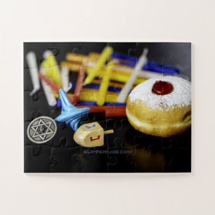 GlibberigeJoe Hanukka symbolische stilleven vakant Legpuzzel