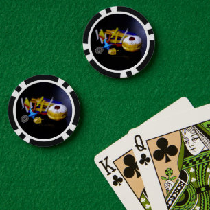 GlibberigeJoe Hanukka symbolische stilleven vakant Poker Chips