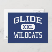 Glide - Wildcats - High School - Glide Oregon Briefkaart (Voorkant / Achterkant)