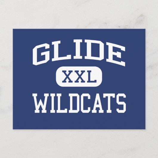 Glide - Wildcats - High School - Glide Oregon Briefkaart (Voorkant)