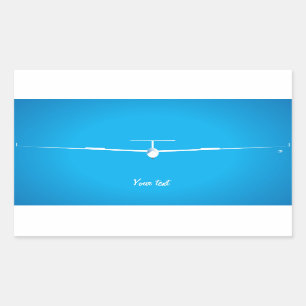 Glider Rechthoekige Sticker