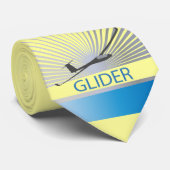 Glider Sailplane Vliegtuig Stropdas (Opgerold)