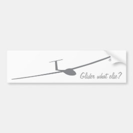Glider - Wat nog meer? Bumpersticker
