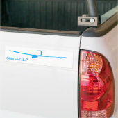 Glider - Wat nog meer? Bumpersticker (Op Truck)