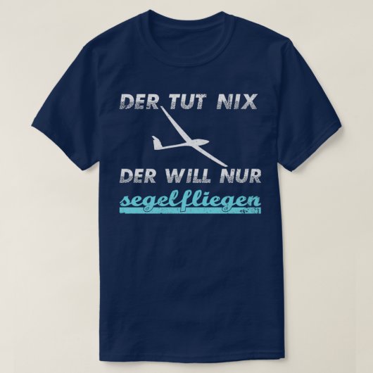 Gliderende zweefvlieger (1) t-shirt (Design voorkant)