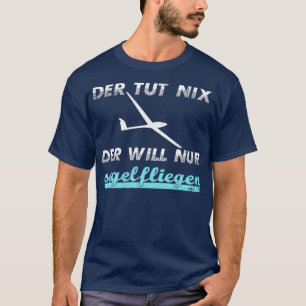Gliderende zweefvlieger (1) t-shirt