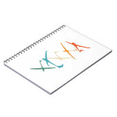 Gliers | Glider Pilot Thermals Soar Gifts Notitieboek (Linkerzijde)