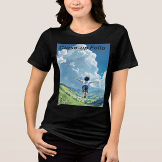 Glijdende Droomlandschap Dames T-shirt