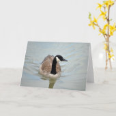 Glijdende Gans Kaart (Gele Bloem)