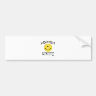 Glimlach als je van Vist houdt Bumpersticker