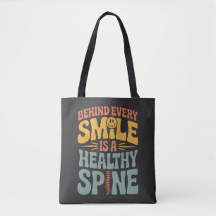 Glimlach gezond ruggengraat Chiropractor Quote Des Draagtas