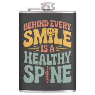 Glimlach gezond ruggengraat Chiropractor Quote Des Heupfles