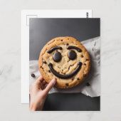 Glimlach, het is Cookie Time! Briefkaart (Voorkant / Achterkant)