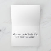 Glimlach! Het is je verjaardag Wenskaart Kaart (Binnen)